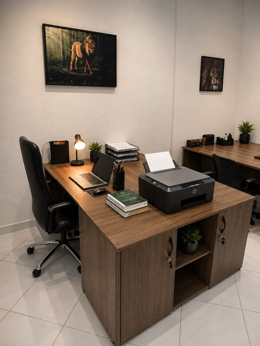 Sala de trabalho da Rossi Advocacia